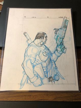 2018 Upper Deck Marvel Masterpieces Preliminary Sketches 1/1 Simone Bianchi