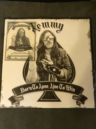 Lemmy Born To Lose Live To Win White Vinyl Motorhead