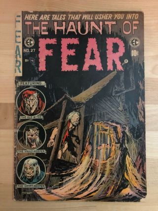 The Haunt Of Fear 27 Gd Ec Comics Golden Age Pre - Code Horror