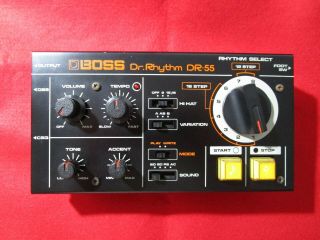 BOSS DR - 55 DR55 ROLAND Dr.  Rhythm Vintage Analog Drum Machine 12 2