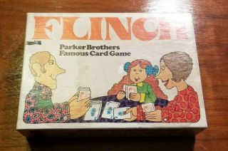 Vintage - 1976 - Parker Brothers - Flinch Card Game - Complete W/ Instructions
