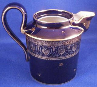 Vintage Sevres Cobalt Blue & Gold Porcelain Creamer Porzellan Milchkaennchen