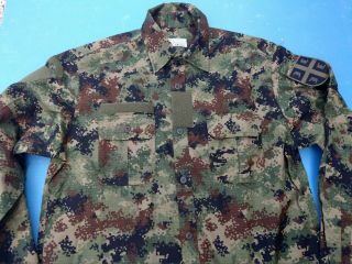 Serbian Army M10 Camouflage Shirt Size 44