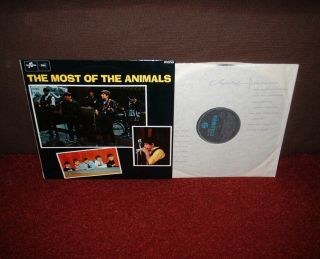 The Animals Most Of The Animals Lp 1965 Columbia Mono 1st Press 1/1