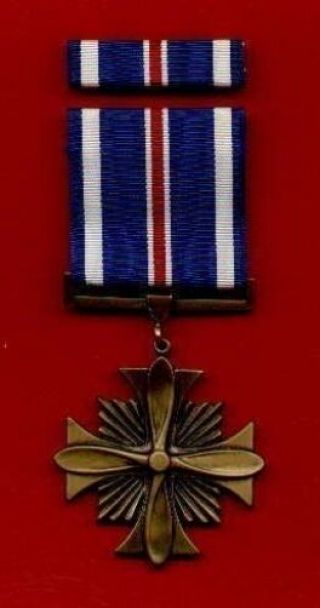 Us Distinguished Flying Cross Medal With Ribbon Bar Dfc Usa Made
