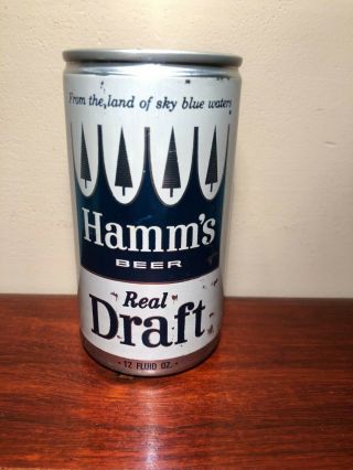 HAMM ' S FLAT TOP BEER CAN FROM ST.  PAUL MN.  ALL 2