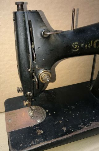 Vtg Singer Commercial Industrial Heavy Duty Sewing Machine Serial G9426093 2
