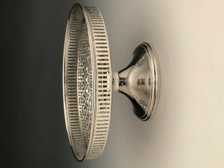 Vintage Tiffany & Co.  small Pierced Pedestal Bowl,  Sterling Silver 3