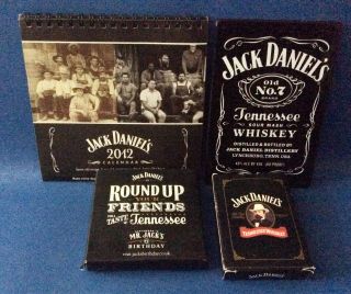 Jack Daniel’s 1 Pack Playing Cards,  Set Coasters,  Wall Plaque And Calendar,