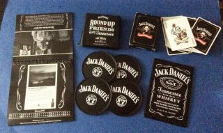 Jack Daniel’s 1 Pack Playing Cards,  Set Coasters,  Wall Plaque And Calendar, 2