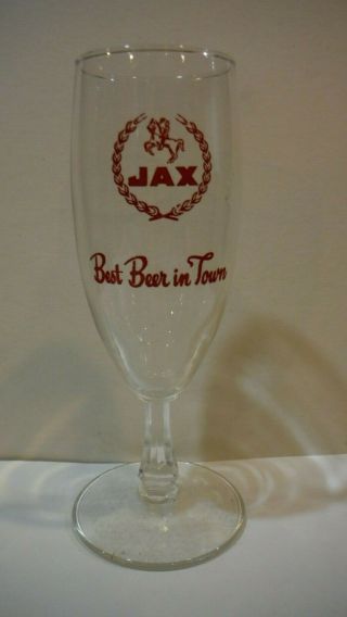 Jax Beer Glass Vintage Orleans Louisiana Brewery