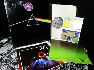 ●shrink 1973 Lp Posters & Stickers " Dark Side Of The Moon " Pink Floyd Prog Psych