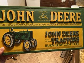 John Deere Wooden Plaque