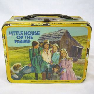 Vintage 1978 Little House On The Prairie Metal Lunch Box No Thermos 1970s