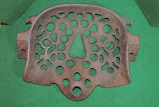 Vintage Early Cast Iron Tractor Seat Farm Tools Implement Shape