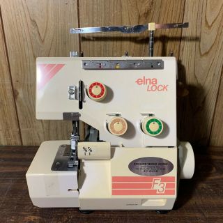Elna F3 F - 3 Serger Vintage Sewing Machine.