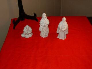 1982 Avon Nativity Collectible The Magi Kings Wise Men Figurines Set Of Three
