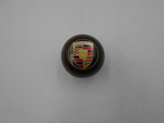 Vintage Porsche Shift Knob 911/912/914 Badge Wooden Knob 356