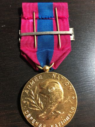 French Military National Defense Medal Foreign Service 2