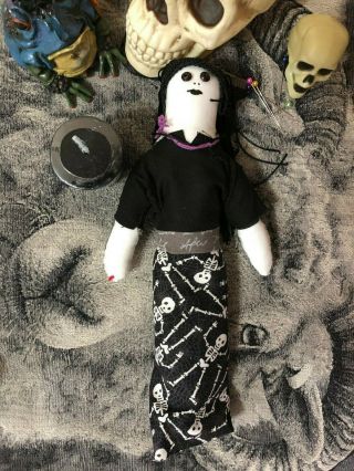 Voodoo Doll Witchcraft Voodoo Doll Handmade Aislinn With Pins & Candle