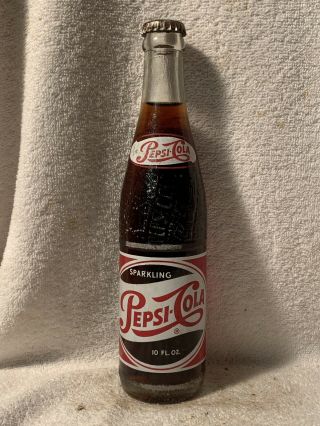 Full 10oz Pepsi - Cola Acl Soda Bottle Norton,  Va