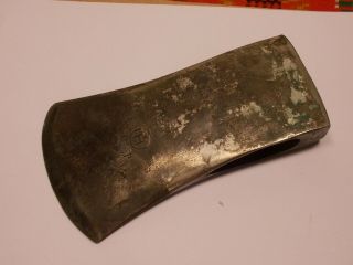 Antique Post 1930`s Swedish Clearing Axe Head Agdor Hults Bruk Åby Sweden