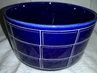 Vintage A.  O.  Smith Harvestore Silo blue slurrystore Ceramic bowl vhtf 2