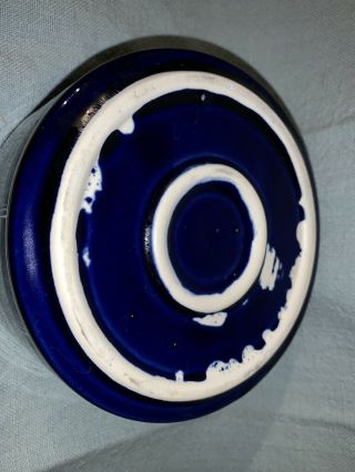 Vintage A.  O.  Smith Harvestore Silo blue slurrystore Ceramic bowl vhtf 3