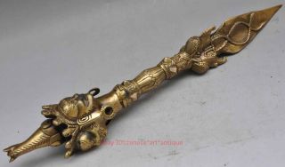 Old Sword Weapon Buddhism Taoism Chinese Unique Brass Multiplier D02