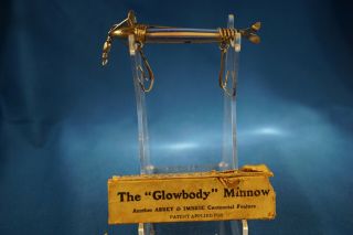 Vintage Abbey & Imbrie The " Glowbody " Minnow In The Box