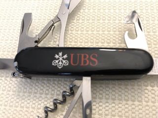Victorinox Black “UBS Climber” Swiss Army Knife - 2