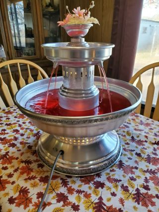 Vintage Apex 5 Gallon Lighted Champagne Fountain,  Punch,  Beverage Fountain