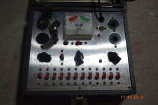 Vintage Emc 213 - 215 Tube Tester