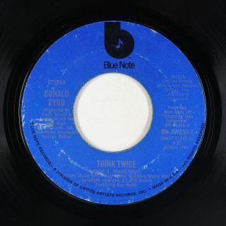 Modern Soul Jazz 45 - Donald Byrd - Think Twice - Blue Note - Vg,  Mp3