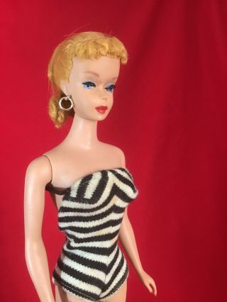 Vintage 4 Barbie Doll - Blonde Ponytail - Never Played With