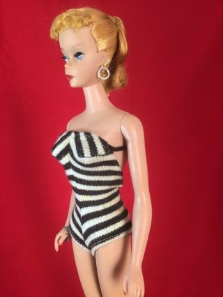 Vintage 4 Barbie Doll - Blonde Ponytail - NEVER Played With 3