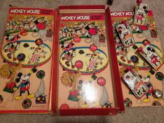 Vintage Antique Mickey Mouse Circus Game Disney 1930s Marks Bros Rare