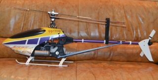 Vintage Thunder Tiger Raptor 30 3d Nitro Helicopter Complete Arf Very Good Cond.