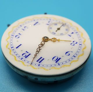 PATEK PHILIPPE Pocket Watch Movement w/O ' HARA Dial and Hands 3