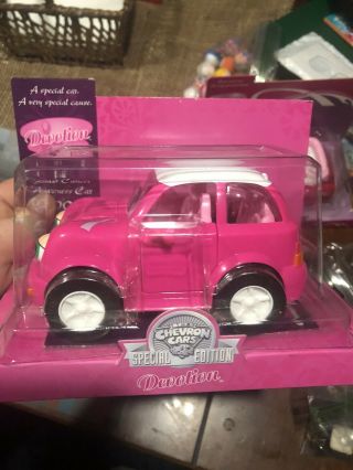 Pink Chevron Toy Car,  Breat Cancer Special