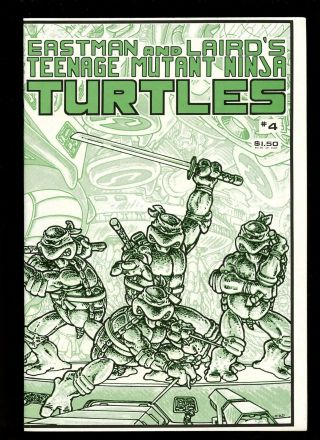 Teenage Mutant Ninja Turtles 4 Fn/vf 7.  0 (1984) 1 Book Eastman Laird