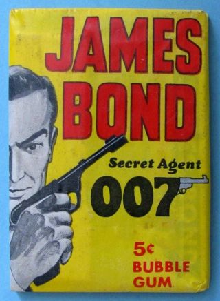 Vintage - 1965 - Philadelphia - James Bond 007 - Wax Pack