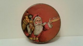 1930/40s Vintage Christmas Biscuit Tin