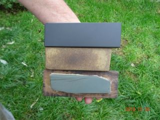 3 Natural Sharpening Stones : - Welsh Slate,  Washita & Charnley Forest