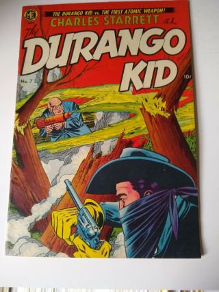 Durango Kid 7 (1950) In Fn/vf - - - This Is A Comic