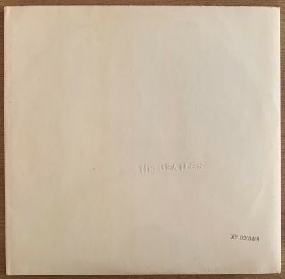 The Beatles White Album 1968 No.  0200408 Mono Pmc7067 - 8 Emi Uk Top Opening Sleeve