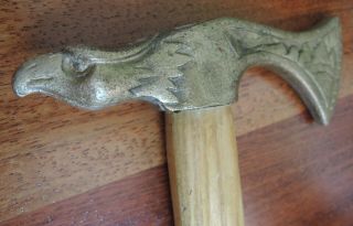 Vintage Valaska Tiger Maple Walking Stick/axe/pick Made In Slovakia