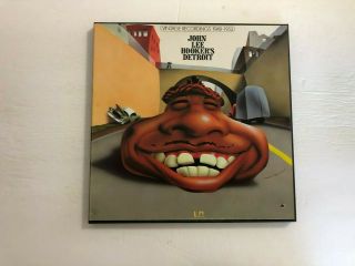 John Lee Hooker Detroit Vintage Recordings Lp United Artists Ua - La - 127 1973 Vg,