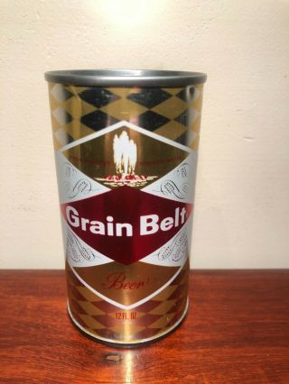 Grain Belt Flat Top Beer Can From Minneapolis Mn.  Bank Top Lid