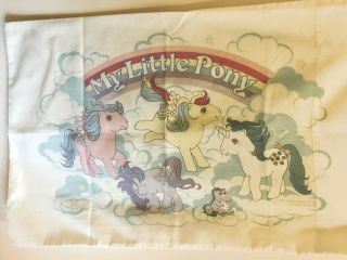 Vintage 1984 My Little Pony Single Pillow Case Rare